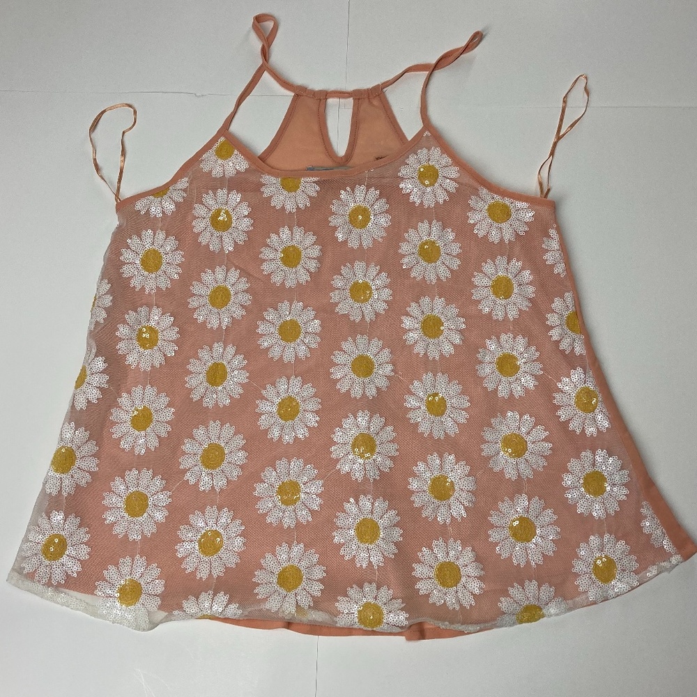 New Pink Sunflower Top